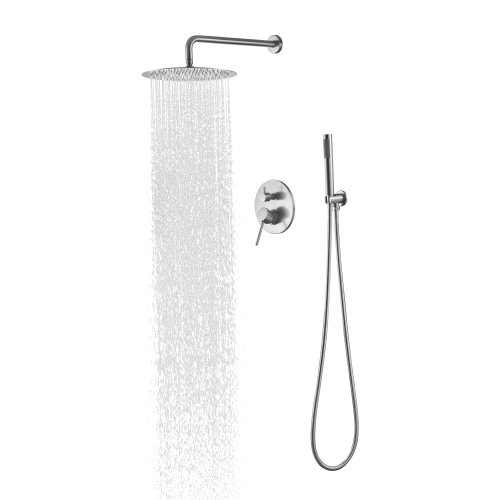 SenQWFa Shower System, Wall Mounted Shower Faucet Set For Bathroom With